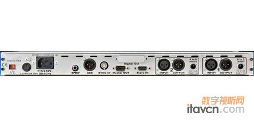 A2D話筒放大器背面板