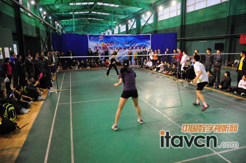 BIRTV杯羽毛球友誼賽現(xiàn)場