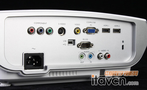 明基W1060投影機接口分布