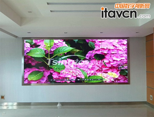 清投3X4液晶拼接應用于江西某市市政管理局