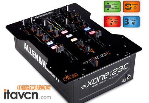 ALLEN&HEATH 全新XONE:23C DJ調(diào)音臺