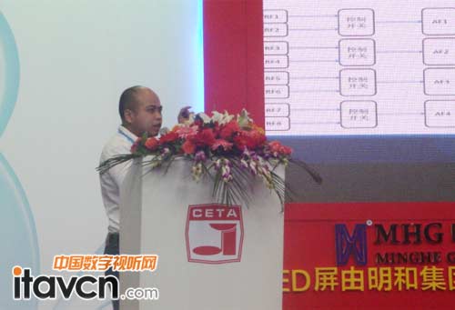 張明輝總經理講解HDR-8Q