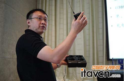 舒爾無線產品經理楊牧