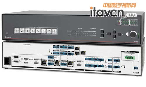 Extron 多功能圖像解析度轉換演示切換器 IN1608 IPCP