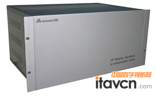 訊維網絡高清解拼一體化矩陣(前面板)