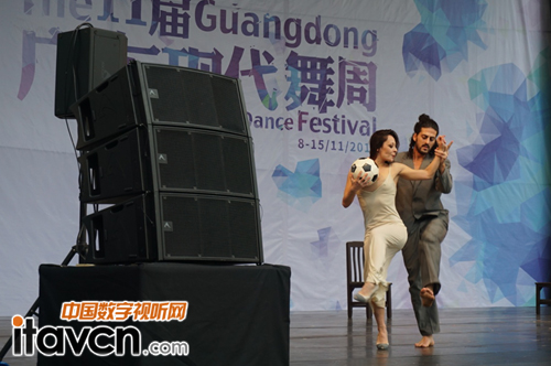 鳳凰助陣廣東現代舞周現場表演