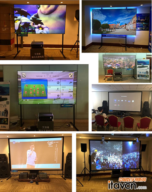 億立屏幕&抗環境光幕新品引爆CIT展會首秀